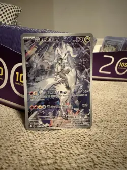 Pokemon N's Reshiram Full Art Illustration Rare Holo JTG 167/159 130 HP 170 Card - Image 1
