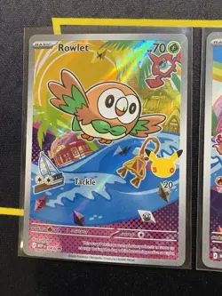 Pokemon TCG First Partner Rowlet, Kitten, And Popplio - Near Mint Condition - IR - Image 2
