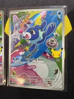Pokemon TCG First Partner Rowlet, Kitten, And Popplio - Near Mint Condition - IR - Image 4