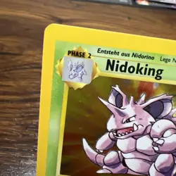 Nidoking 1st Edition Base Set GERMAN Holo Rare 11/102 Pokemon Card - Image 3