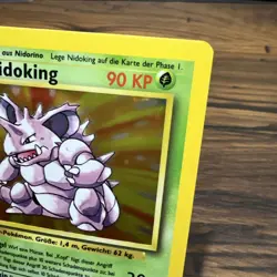 Nidoking 1st Edition Base Set GERMAN Holo Rare 11/102 Pokemon Card - Image 4