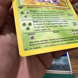 Nidoking 1st Edition Base Set GERMAN Holo Rare 11/102 Pokemon Card - Image 5