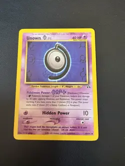 Pokemon Unown Lot - Neo Discovery - B, D, E, K, L, M, N, O, S, V, Y - Image 4