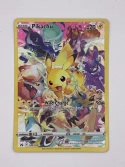 2023 Pokemon Sword & Shield Crown Zenith Pikachu Secret Rare #160/159 C WW - Image 3