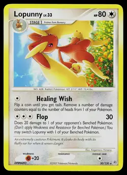 Pokemon Diamond and Pearl 30/130 Lopunny - Image 1