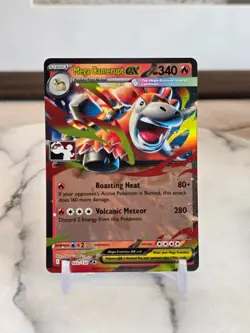 Pokemon TCG Mega Camerupt ex 022/132 Prize Pack Series Cards Holo TCG - Image 1