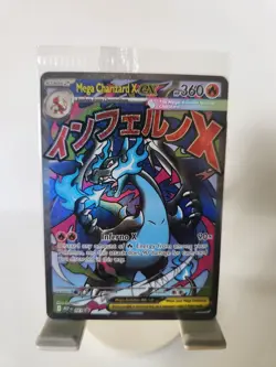 SEALED Mega Charizard X ex 023 Pokemon TCG Me: Mega Evolution Black Star Promo - Image 1