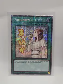 PRE-SALE YUGIOH x1 RA05-EN115 FORBIDDEN CHALICE - STARLIGHT RARE 1st EDITION - Image 1