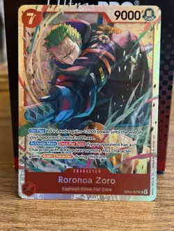Roronoa Zoro EB04-007 SR ENGLISH OP15 Adventure on KAMI’s Island NM - Image 1