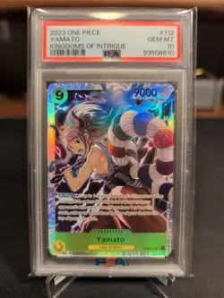 2023 One Piece Yamato OP04-112 SR PSA 10 - Image 1