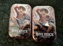One Piece - Two Mini Tin Vol.2 English 2 Packs Of OP 13 + Promo Pack - Image 1
