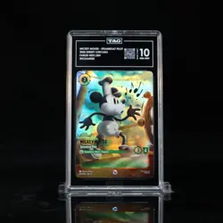 2025 DISNEY LORCANA EN 9-FABLED ENCHANTED MICKEY MOUSE STEAMBOAT PILOT | TAG 10 - Image 1