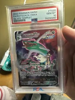 PSA 10 - Rayquaza VMAX TG20/TG30 Swsh12: Sword & Shield - Silver Tempest - Image 3