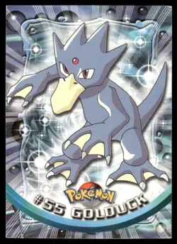 Pokemon Cards Golduck #55 Topps Trading Cards Series 1 LP *3 - Image 1