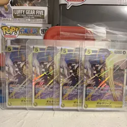 Borsalino (Yellow) EB04-058 SR Lot of 4 Cards (Japanese) one piece tcg - Image 1