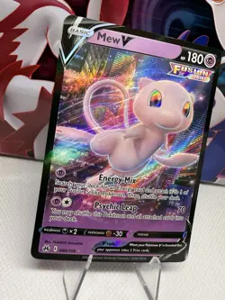 Mew V 060/159 Ultra Rare Fusion Strike Near Mint Pokemon Card - Image 2