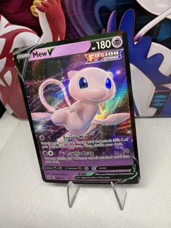 Mew V 060/159 Ultra Rare Fusion Strike Near Mint Pokemon Card - Image 3