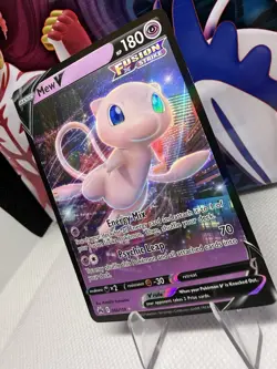 Mew V 060/159 Ultra Rare Fusion Strike Near Mint Pokemon Card - Image 4