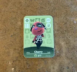 MINI Nintendo Animal Crossing Amiibo Card Cherry - Image 1