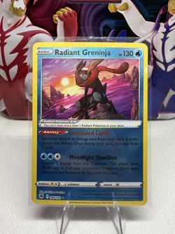 Radiant Greninja 046/189 Holo Rare Astral Radiance Lightly Played Pokemon Card - Image 1