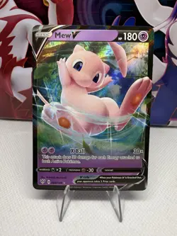 Mew V 069/189 Ultra Rare Near Mint Pokemon Card - Image 1