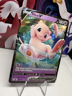 Mew V 069/189 Ultra Rare Near Mint Pokemon Card - Image 2
