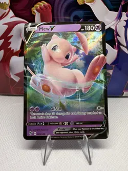 Mew V 069/189 Ultra Rare Near Mint Pokemon Card - Image 4