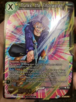 Trunks the Empowered P-378 Promo Foil Dragon Ball Super Card Game | NM - Image 1