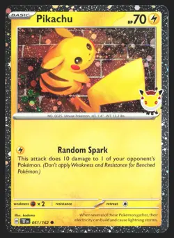 Pikachu (Pokemon Day 2026) Holo Common Miscellaneous Cards & Products 051/162 NM - Image 1