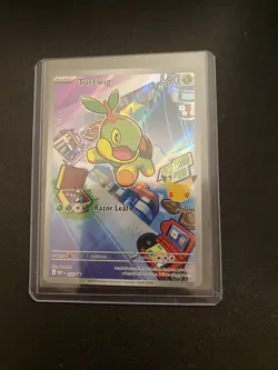 Pokemon Turtwig 040 Black Star Promo Card w/ Top Loader - Image 1