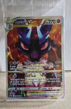 ⭐RARA SEALED⭐ Lucario Vstar SWSH291 Black Star Promo Pokemon Card Sealed - Image 1