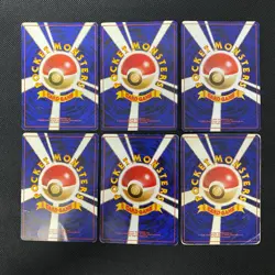 Jungle 1997 Normal Card Set of 6 Japanese Pokemon Card Old Back s007463 - Image 2