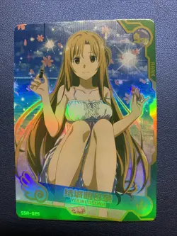Asuna SAO Sword Art Online Goddess CCG TCG SSR025 Anime Waifu Card Girl Swimsuit - Image 1