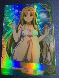 Asuna SAO Sword Art Online Goddess CCG TCG SSR025 Anime Waifu Card Girl Swimsuit - Image 5