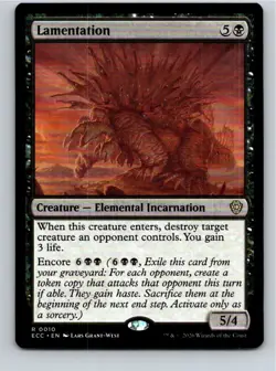 Magic the Gathering Lamentation Lorwyn Eclipsed Commander MTG Free Shipping! - Image 1