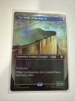 The Walls of Ba Sing Se (Borderless) [TLA - 329] - NM [Foil] TCG MTG - Image 1