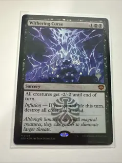 (Preorder) Foil Withering Curse - 105 - NM - Secrets of Strixhaven foil - Image 1