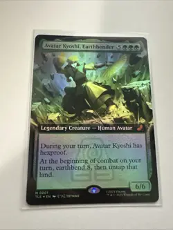 1x Avatar Kyoshi Earthbender Foil NM Mythic - Magic MTG TLA TLE Avatar x1 - Image 1