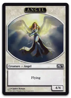 Angel Token #2 (NM) Magic 2014 M14 Magic MTG - Image 1