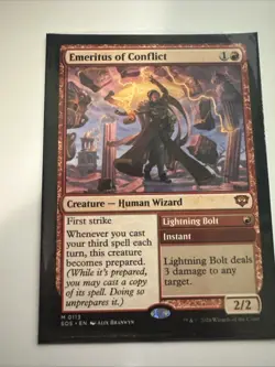 Emeritus of Conflict Secrets of Strixhaven - Near Mint - Image 1