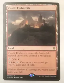 CASTLE EMBERETH Throne of Eldraine MTG Magic NM - Image 1