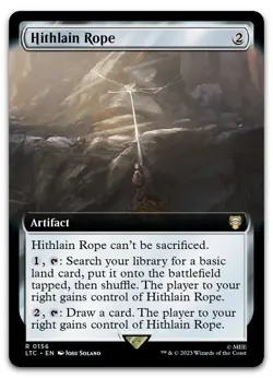 Hithlain Rope (Extended Art) #156 (NM) Lord of the Rings LTC Magic MTG - Image 1