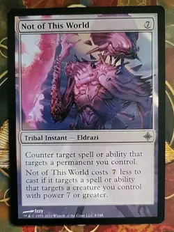 MTG Not of This World x1 NM ~Rise of the Eldrazi (Magic)*Free Shipping* - Image 1