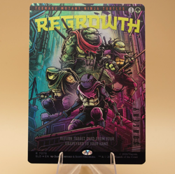 Regrowth | 7075 | Foil | Rare | Secret Lair | Last Ronin TMNT | MTG - Image 1