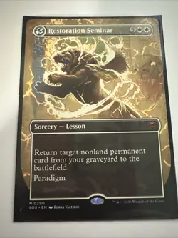 Restoration Seminar X1 BORDERLESS -NM/M- Secrets of Strixhaven - Image 1