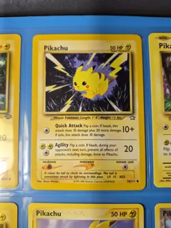 Pikachu & Raichu 9-Card Lot Pokemon TCG WOTC - Image 3