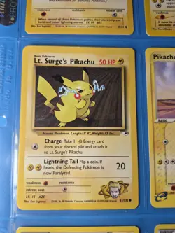 Pikachu & Raichu 9-Card Lot Pokemon TCG WOTC - Image 5