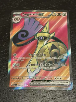 Aegislash ex 230/182 Full Art Ultra Rare Paradox Rift Pokemon NM - Image 1