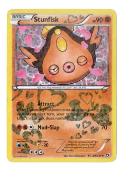 Stunfisk RC12/RC25 Holo Legendary Treasures: Radiant Collection Pokemon Holo LP - Image 1