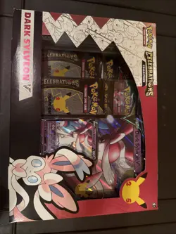 Pokemon TCG Celebrations Dark Sylveon V Collection Factory Sealed Box - Image 1